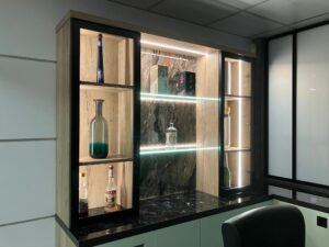 Porte ouvrante cadre Alu collection ed