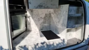 camion remorque Crystal Marbre Blanc