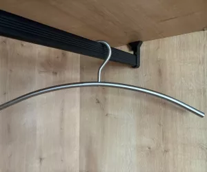 tringles noir verso rainure